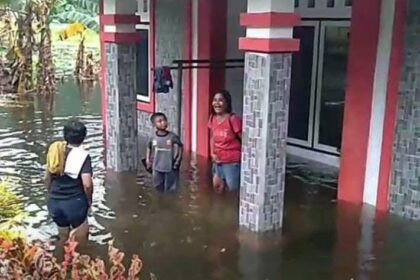 Puluhan rumah di Makalehi Timur Sitaro terendam air luapan danau, warga butuh BBM