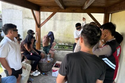 Polres Kotamobagu bubarkan pesta miras anak muda di Desa Kopandakan 1