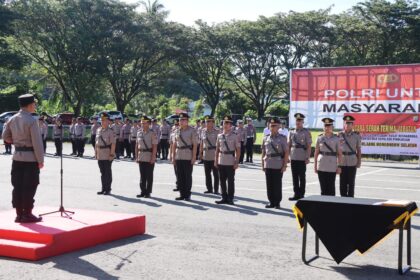 Kapolres Bolsel pimpin Sertijab PJU dan Kapolsek, dorong semangat baru