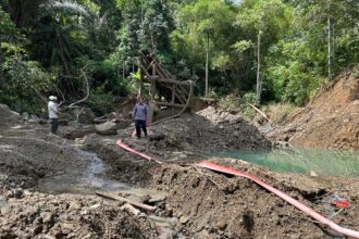 DLH Bolmong selidiki tambang ilegal di Desa Tungoi: Ada fasilitas, tak ada aktivitas