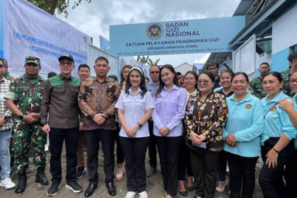 Launching Dapur MBG Perdana di Minahasa Utara, Terbesar dan Terlengkap