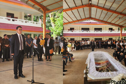 Dekan Liando Beri Penghormatan Terakhir Alm Ascke Benu