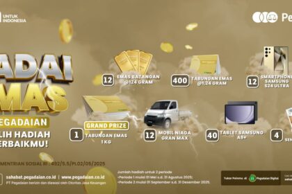 Tingkatkan layanan digital, Pegadaian gelar program Badai Emas 2025 dengan hadiah miliaran rupiah