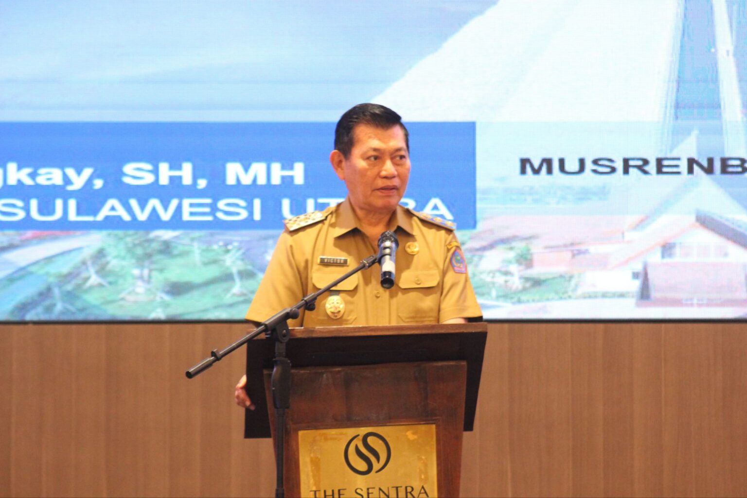 Victor Mailangkay paparkan capaian positif pembangunan daerah saat membuka Musrenbang RPJMD Sulut 2025–2029