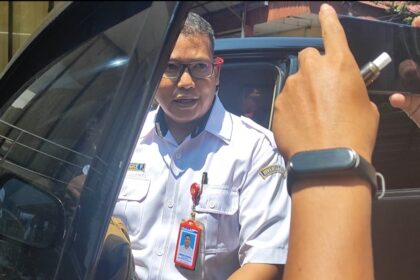 KNKT bungkam usai datangi Polda Sulut terkait penyebab kebakaran KM Barcelona VA