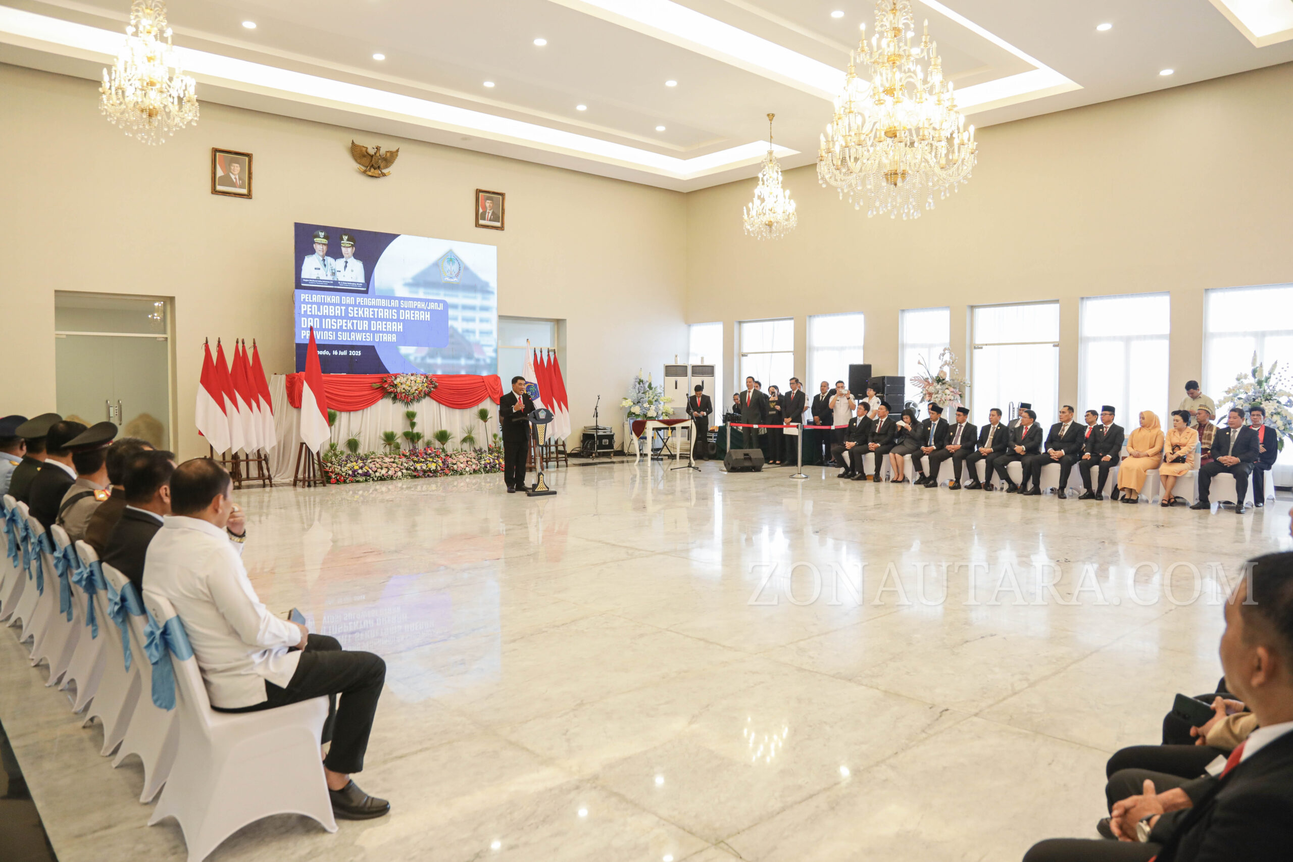 FOTO: Gubernur Sulut lantik Pj Sekprov dan Kepala Inspektorat Daerah
