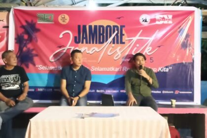Jambore Jurnalistik 2025: Joni Aswira dorong jurnalis kawal isu reklamasi dengan perspektif lingkungan dan sosial