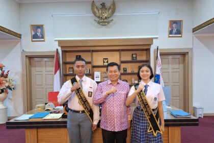 Wagub Sulut Victor Mailangkay lepas dua putra-putri terbaik ke Paskibraka Nasional