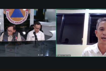 BPBD Sulut dan Talaud ikuti rapat evaluasi potensi tsunami bersama BNPB