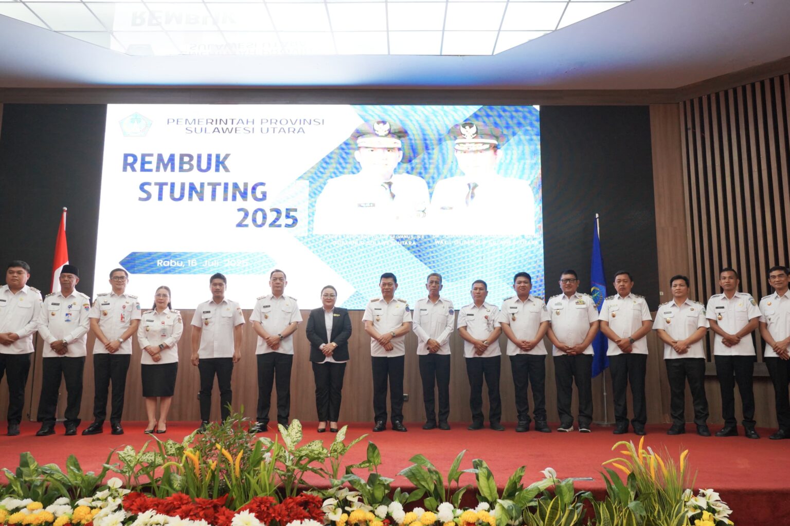 Wakil Wali Kota Kotamobagu, Rendy Virgiawan Mangkat turut serta dalam Rembuk Stunting Tingkat Provinsi Sulawesi Utara, Rabu (16/7/2025) di Manado.