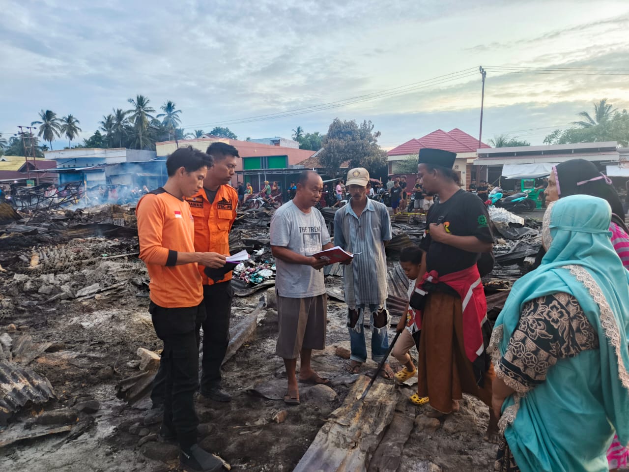 Kerugian kebakaran Pasar Lolak lebih dari satu miliar