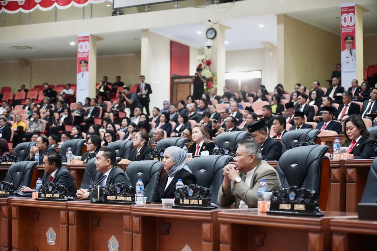 DPRD Sulut ikuti Sidang Tahunan MPR RI, dengarkan Pidato Presiden jelang HUT ke-80 RI