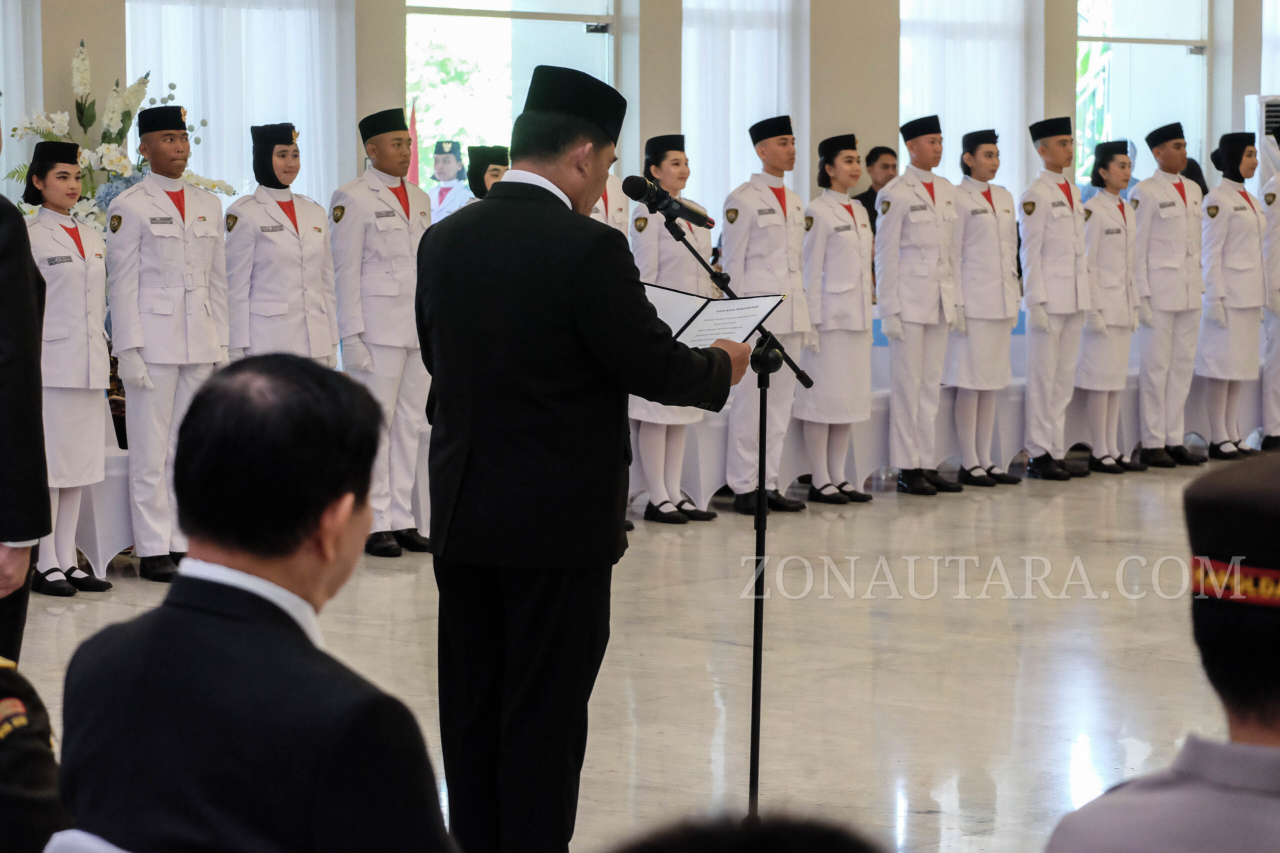 FOTO: Pengukuhan anggota Paskibraka Provinsi Sulut