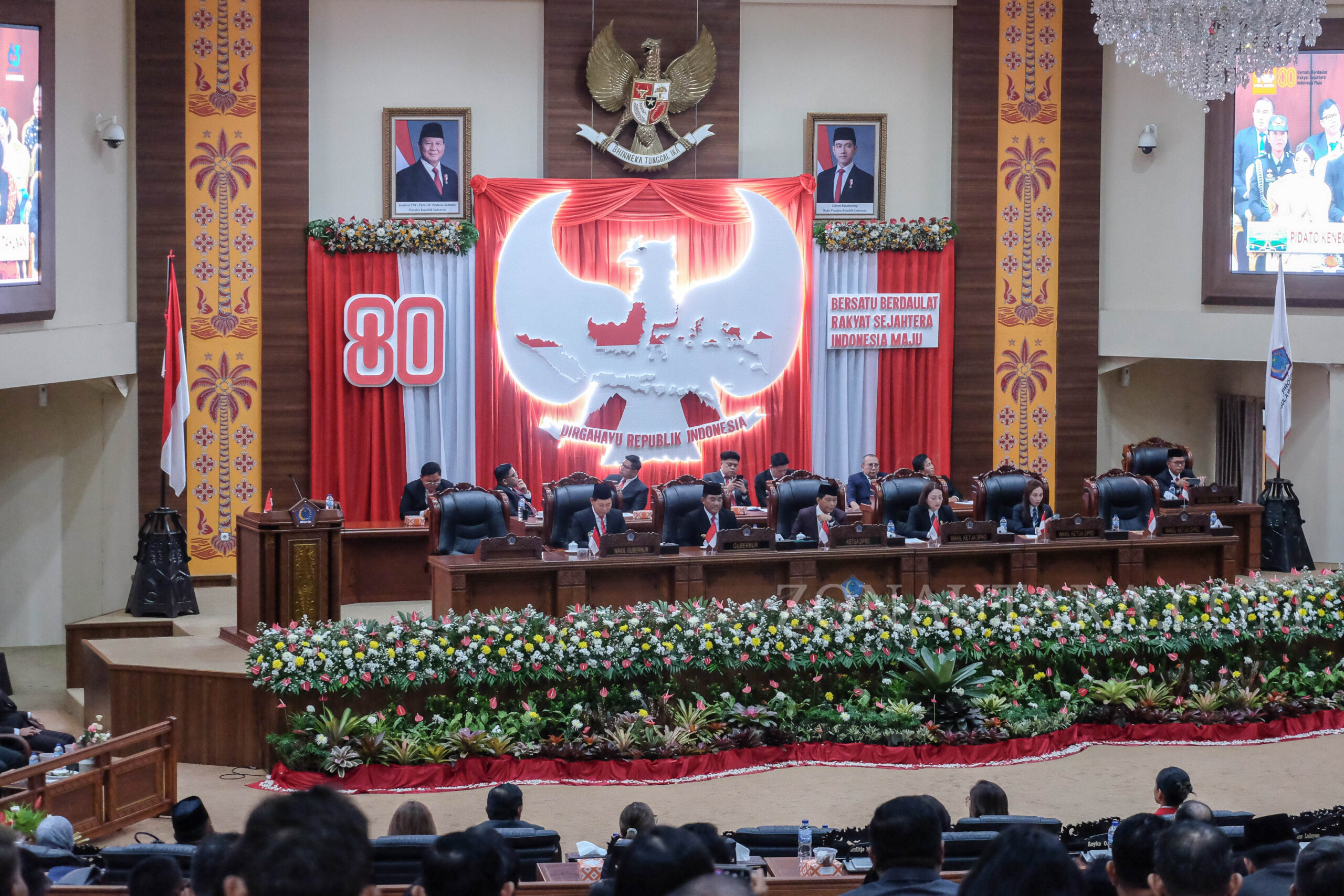 FOTO: Gubernur dan Wagub Sulut ikut saksikan Pidato Kenegaraan Presiden