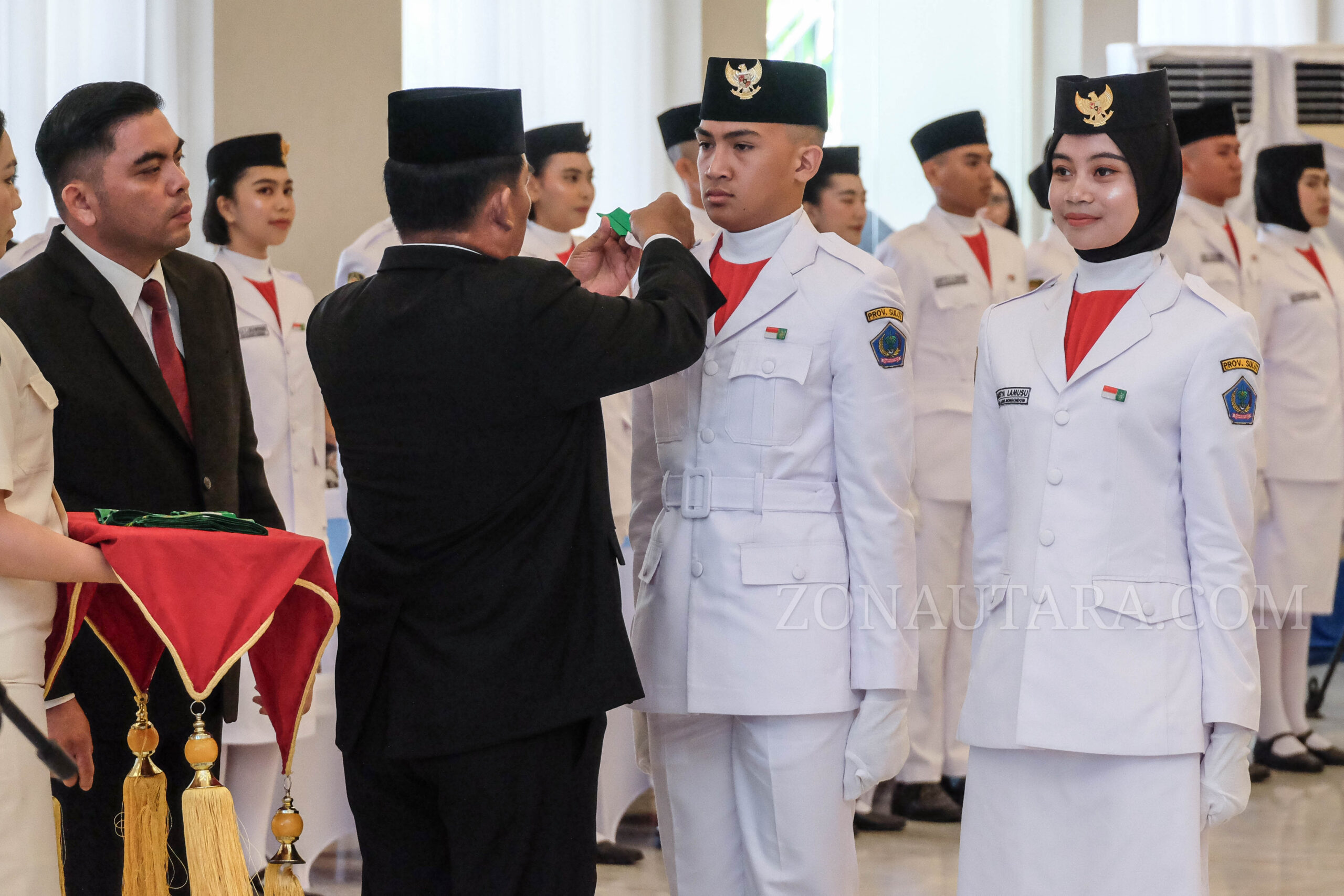 FOTO: Pengukuhan anggota Paskibraka Provinsi Sulut