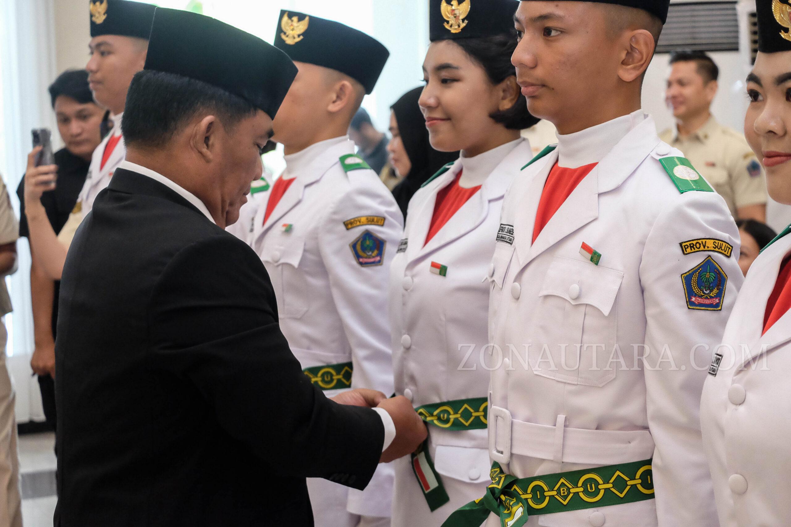FOTO: Pengukuhan anggota Paskibraka Provinsi Sulut