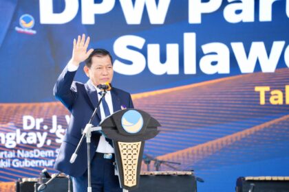 DPD NasDem dilantik, Victor Mailangkay tekankan pentingnya komitmen