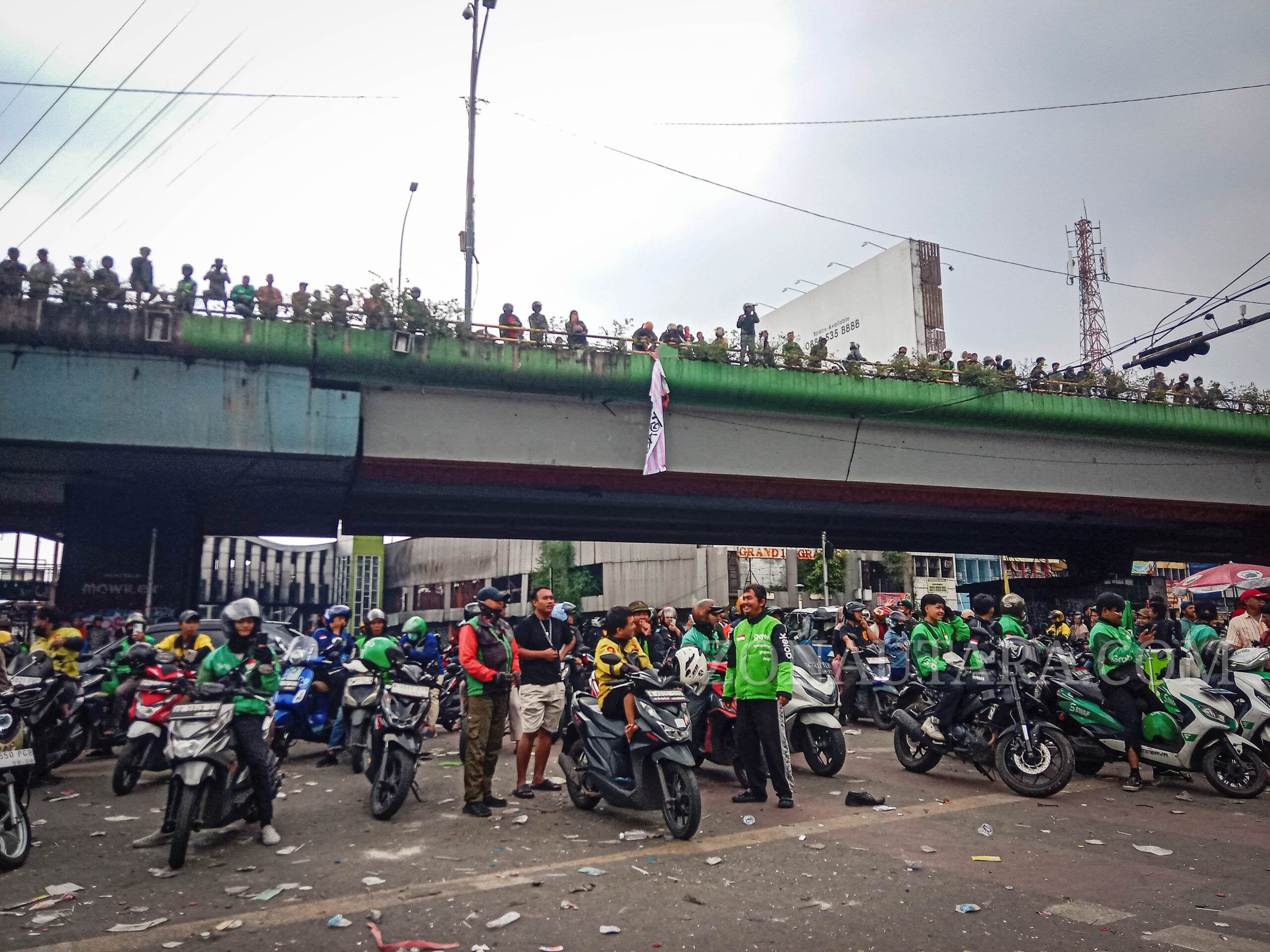 FOTO: Kondisi Jakarta usai aksi massa