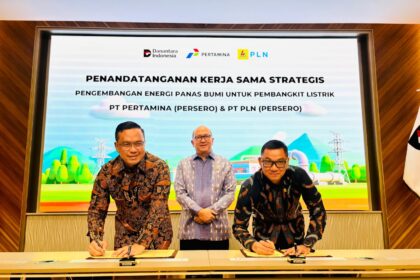 PLN dan Pertamina teken kerja sama pengembangan energi panas bumi nasional