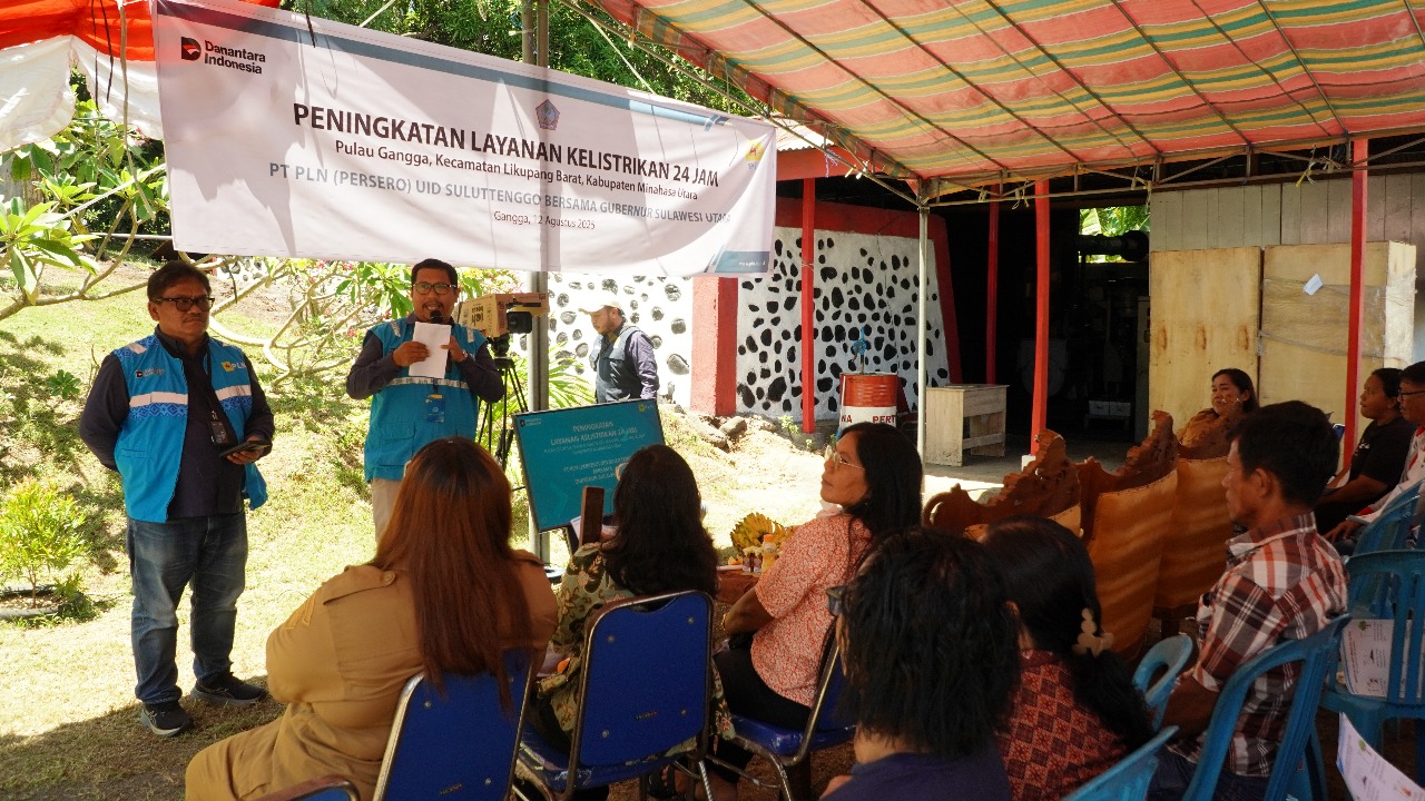 PLN wujudkan mimpi masyarakat Gangga dan Talise, listrik kini menyala 24 jam