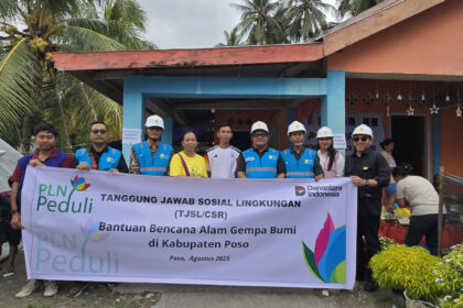 PLN salurkan bantuan untuk warga terdampak gempa Poso