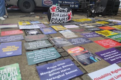 Isu lingkungan dari Sumsel menggema di Pawai Rakyat ARUKI