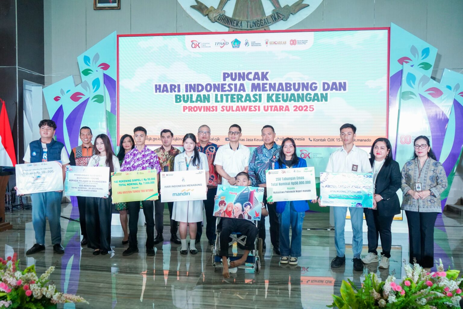 Pegadaian dukung HIM 2025, bagikan ratusan Tabungan Emas untuk generasi muda Sulawesi Utara