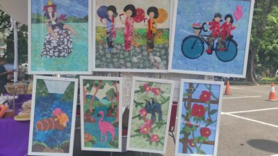 Dari percah kain jadi karya seni: Inovasi Emmy Riadessy Pandjaitan di ICJS 2025