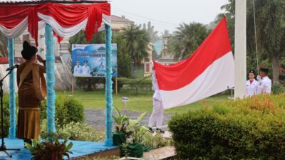 Diguyur hujan saat upacara, Bupati Sitaro punya harapan khusus di HUT Provinsi Sulawesi Utara