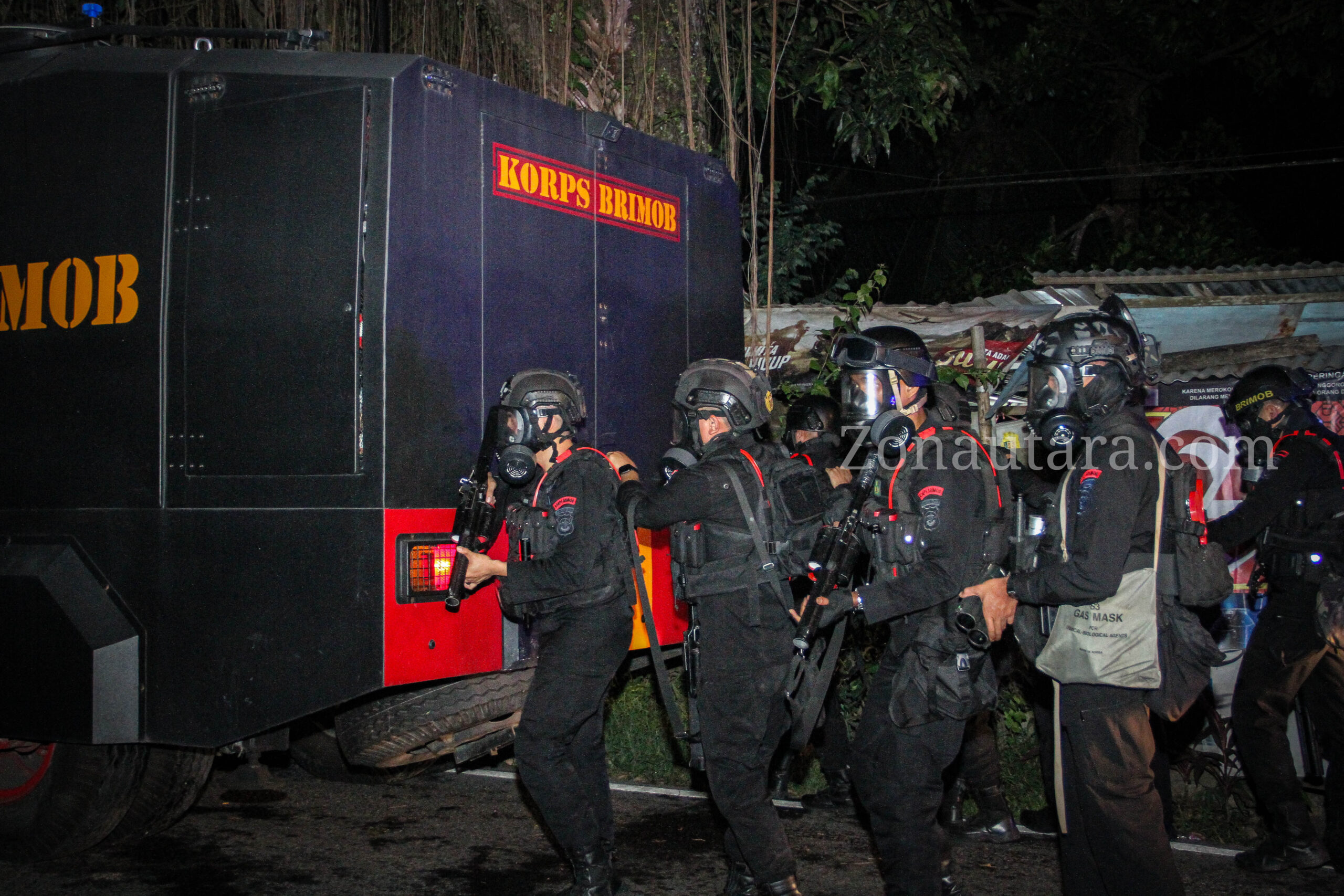 FOTO: Aksi unjuk rasa 1 September di Manado, Sulawesi Utara