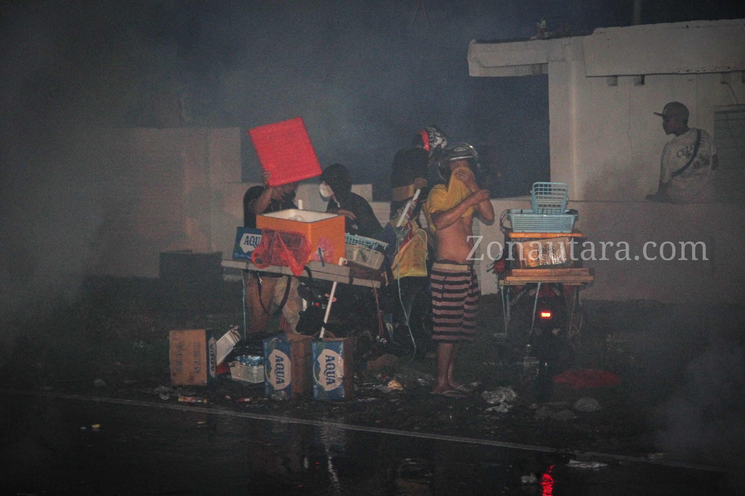 FOTO: Aksi unjuk rasa 1 September di Manado, Sulawesi Utara