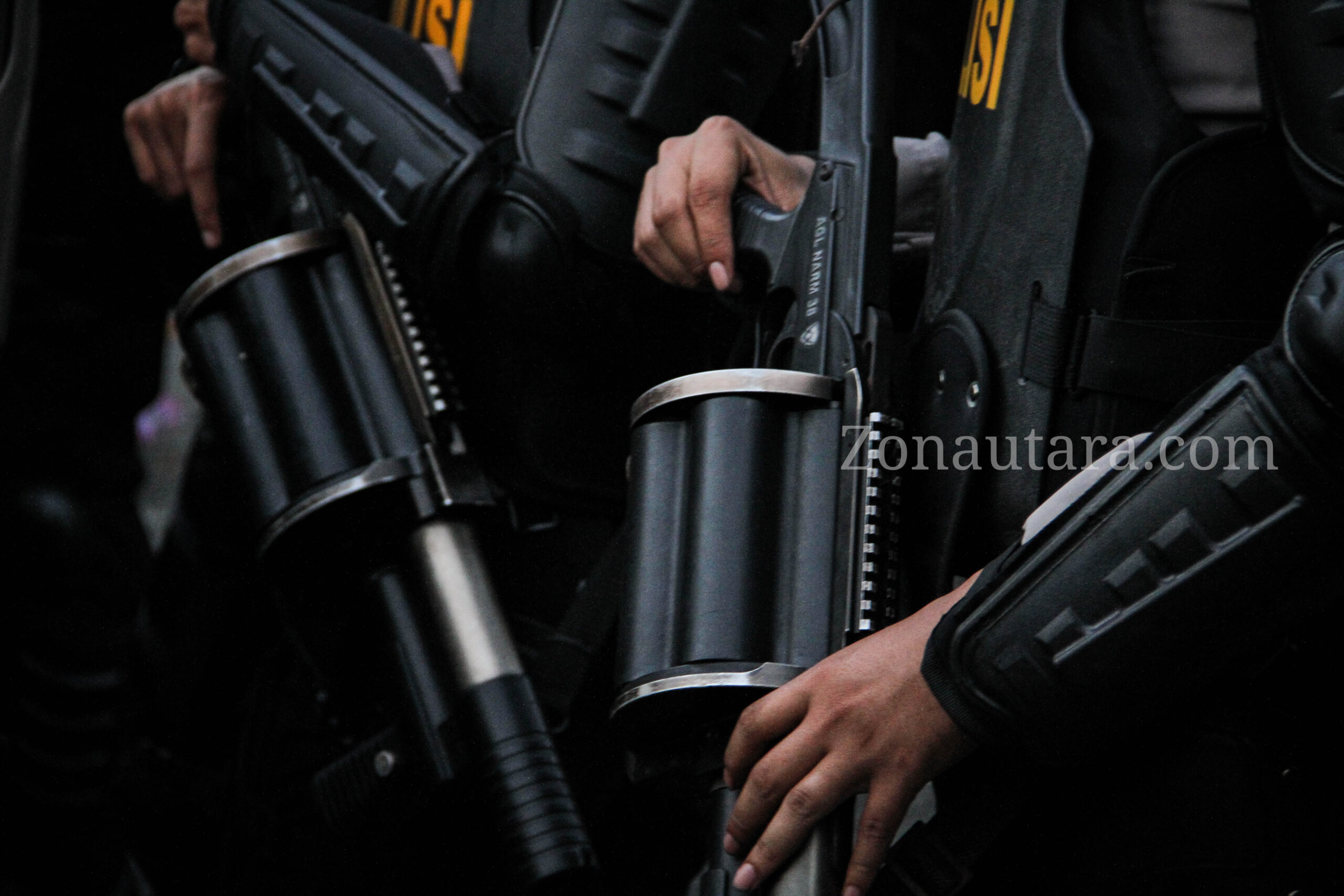 FOTO: Aksi unjuk rasa 1 September di Manado, Sulawesi Utara