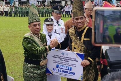 Kopandakan II terima hadiah Juara 1 lomba desa Sulut, siap melaju ke tingkat nasional