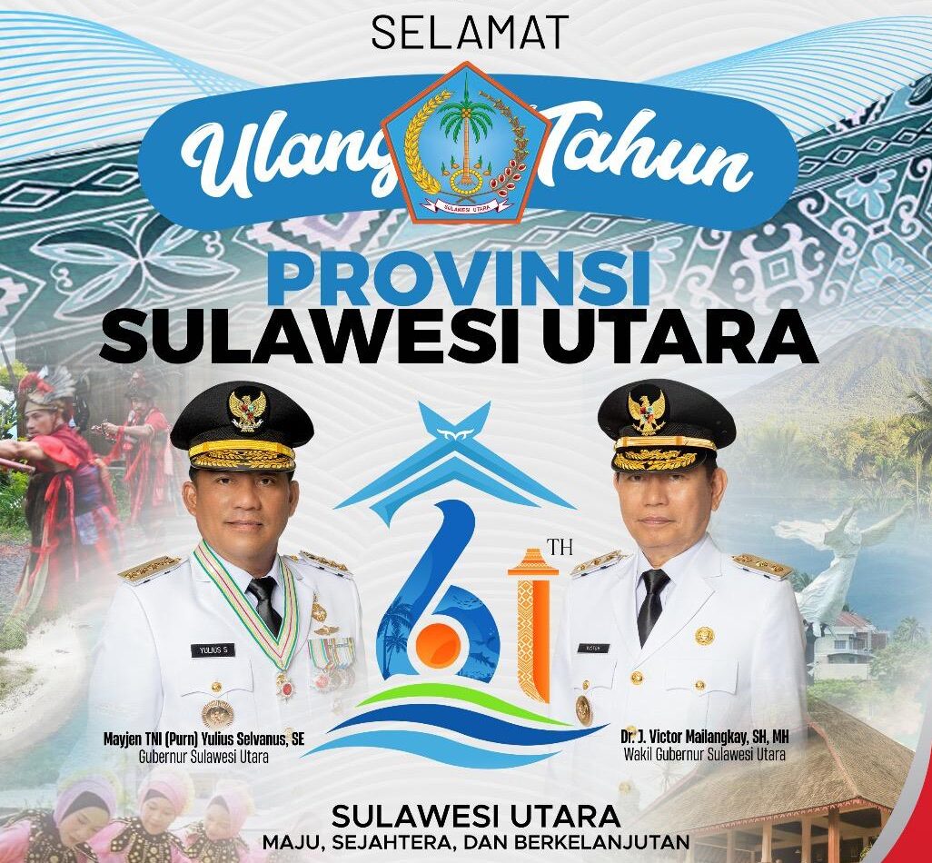 Segenggam doa dan harapan masyarakat di hari ulang tahun ke-61 Sulawesi Utara