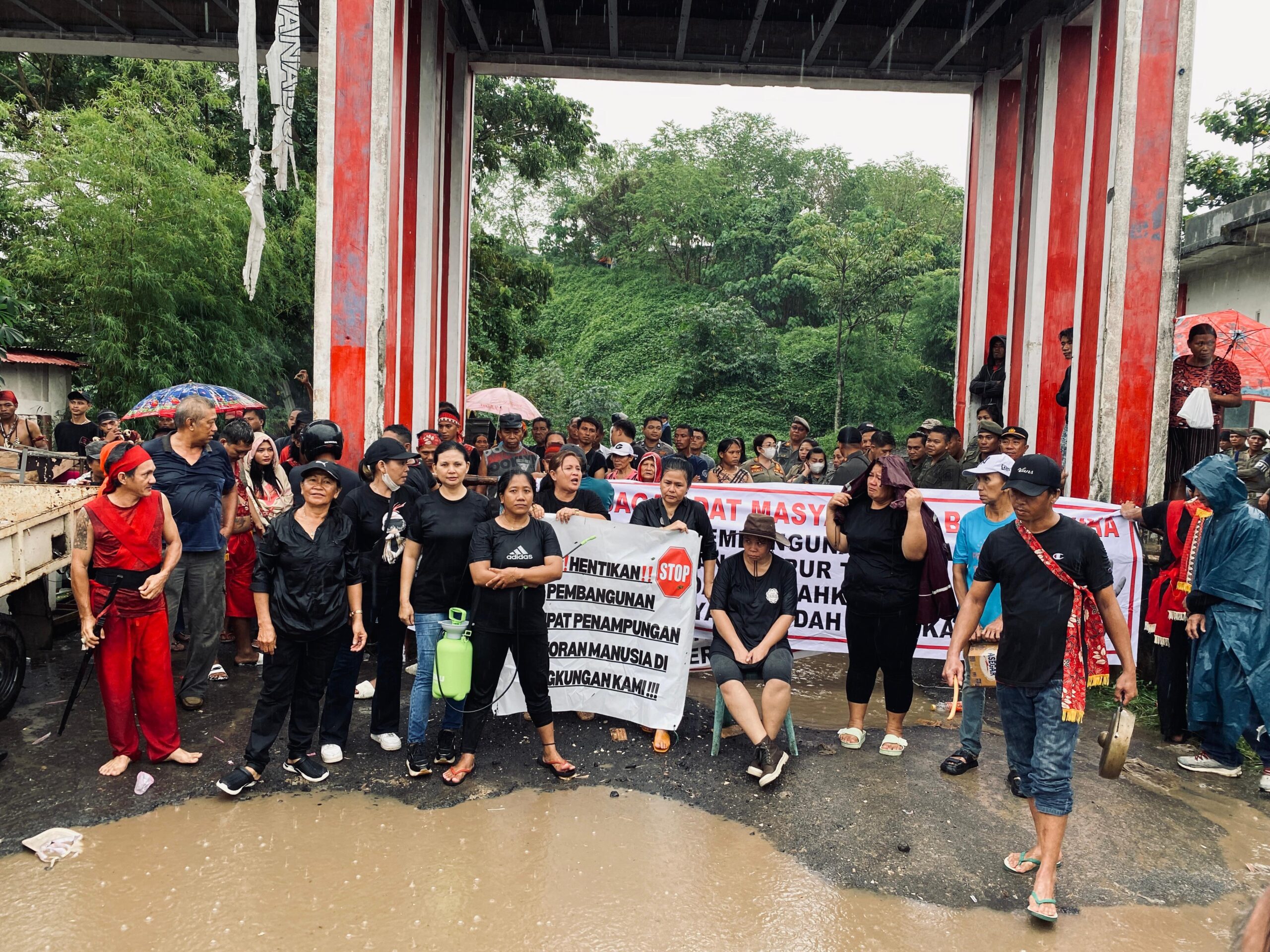 Warga lingkar TPA Sumompo tolak pembangunan Instalasi Limbah Tinja