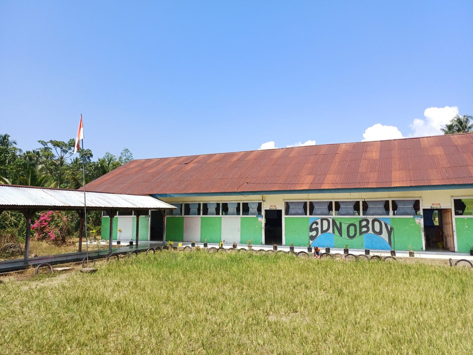 SD Negeri Oboy, Bolmong, Sulut (Foto: Zonautara.com/Indra Umbola)