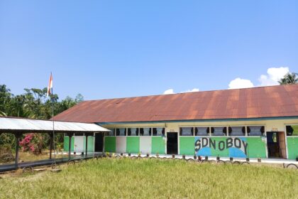 SD Negeri Oboy, Bolmong, Sulut (Foto: Zonautara.com/Indra Umbola)