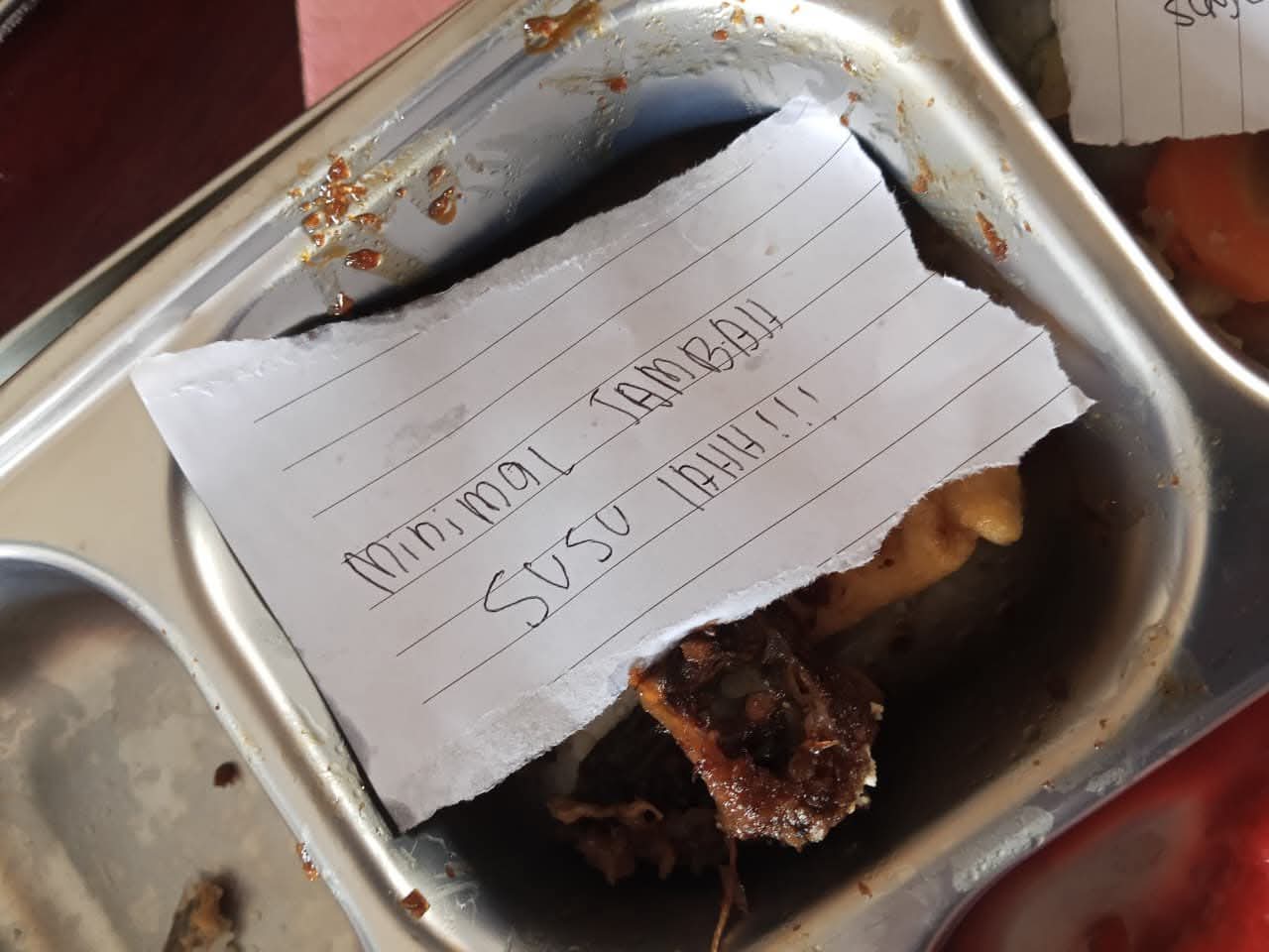 Suara siswa di balik tempat makan kosong: Catatan hari Ketiga makan bergizi gratis di Bolaang