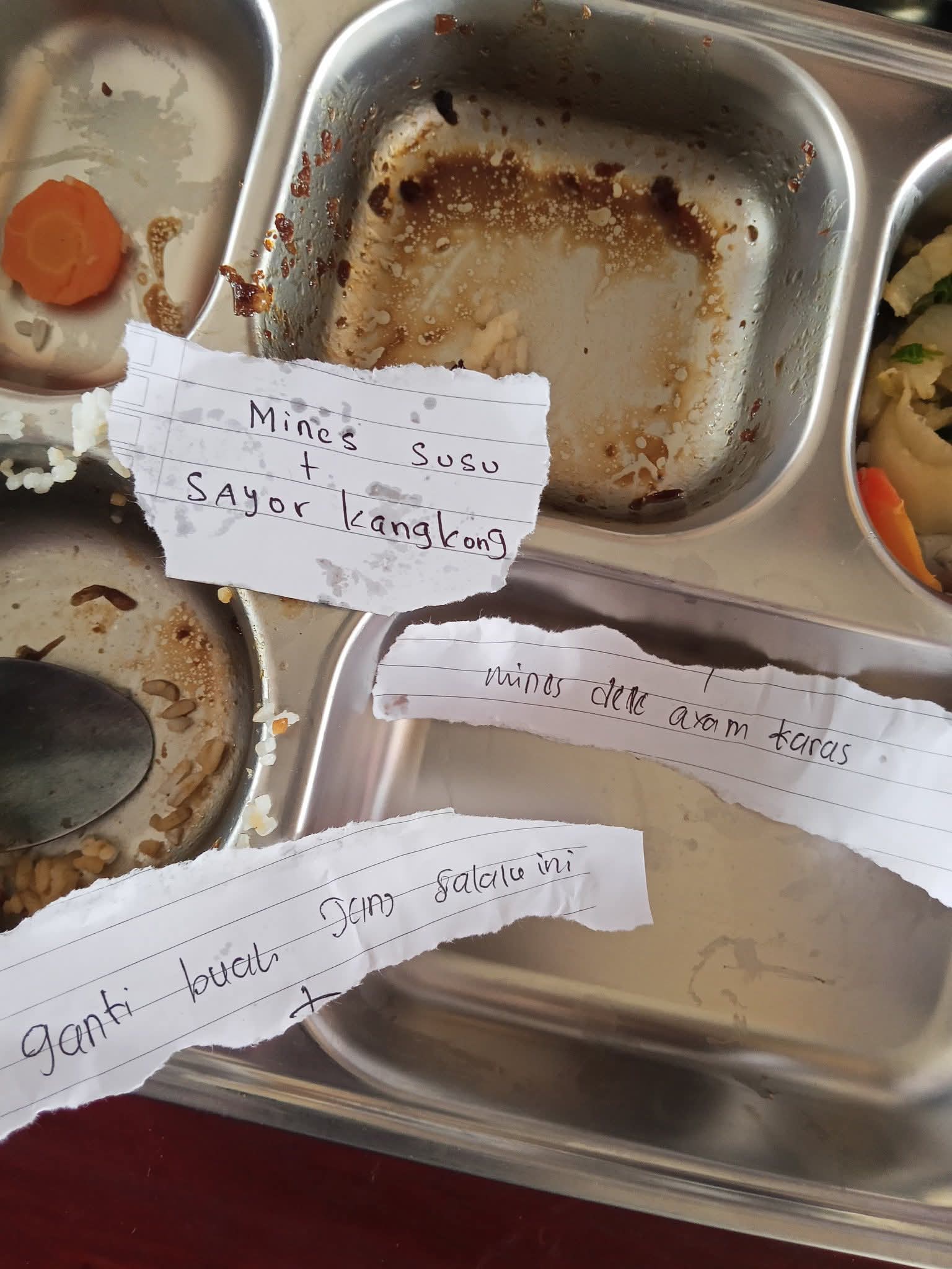 Suara siswa di balik tempat makan kosong: Catatan hari Ketiga makan bergizi gratis di Bolaang