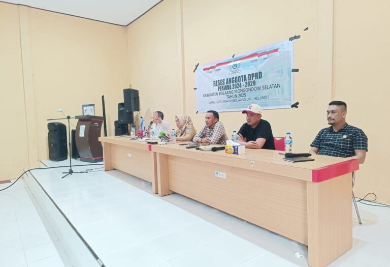 Keluhan infrastruktur menggema di reses DPRD Bolsel Dapil I: Fadli Tuliabu Cs siap kawal 20 Keluhan infrastruktur menggema di reses DPRD Bolsel Dapil I: Fadli Tuliabu Cs siap kawal