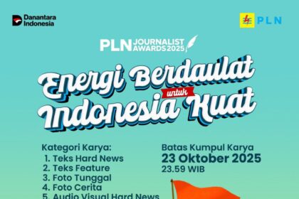 Ajang PLN Journalist Awards 2025 resmi dibuka