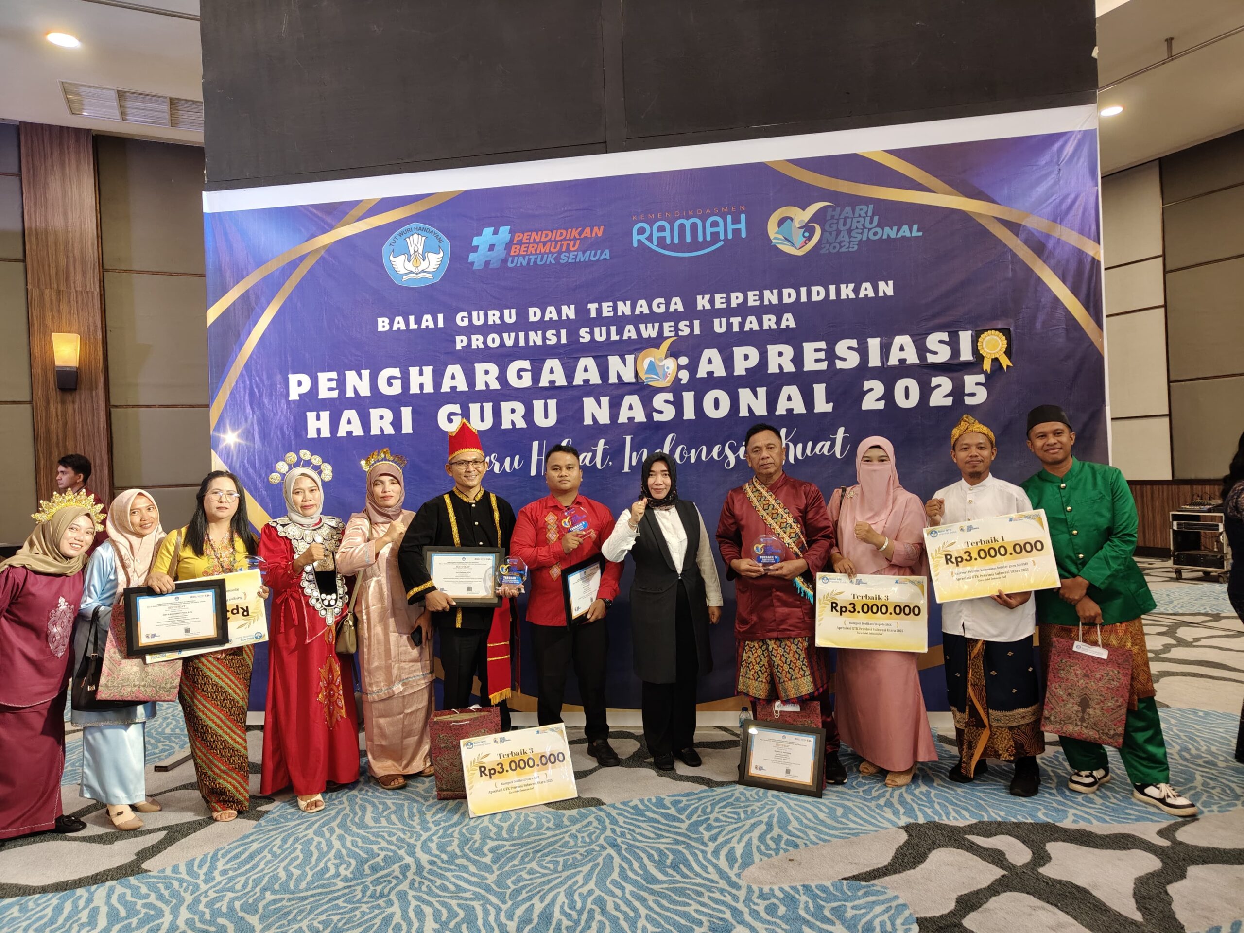 Bolsel berjaya di kancah pendidikan Sulut, Disdikbud teken PKS, guru-guru raih penghargaan bergengsi