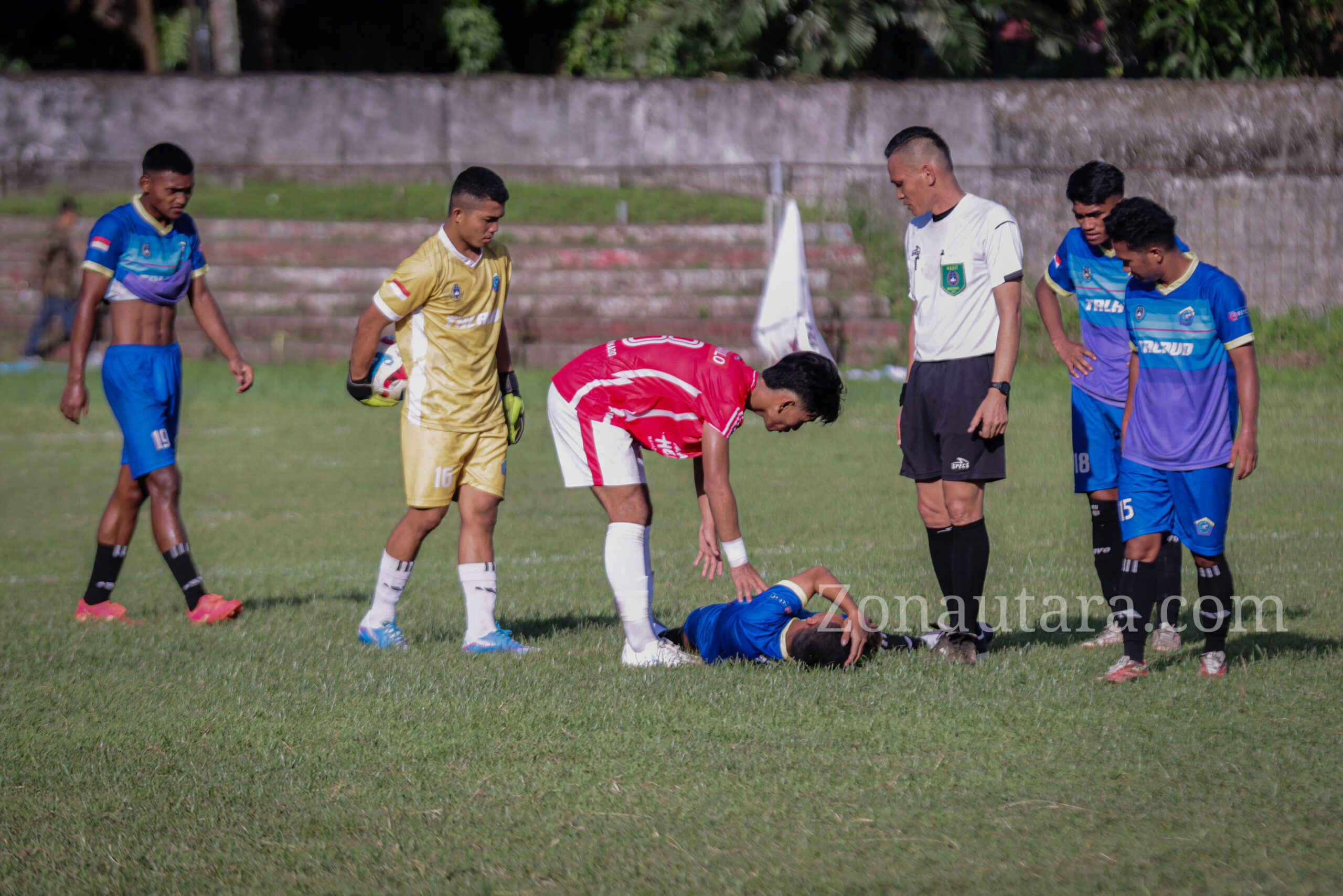 FOTO: Momen Manado vs Talaud di Final Porprov 2025: duel panas penentu emas