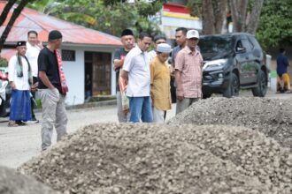 Wali Kota Kotamobagu tinjau perbaikan Jalan A.P. Mokoginta
