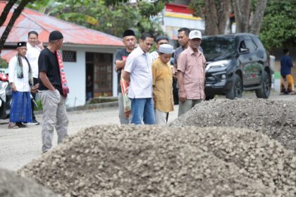 Wali Kota Kotamobagu tinjau perbaikan Jalan A.P. Mokoginta
