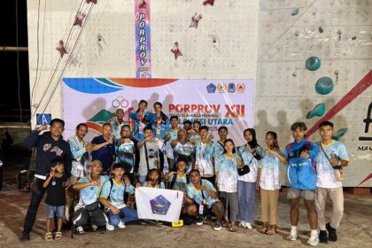 Sitaro borong lima medali di hari pertama Porprov Sulut, Panjat tebing sumbang emas