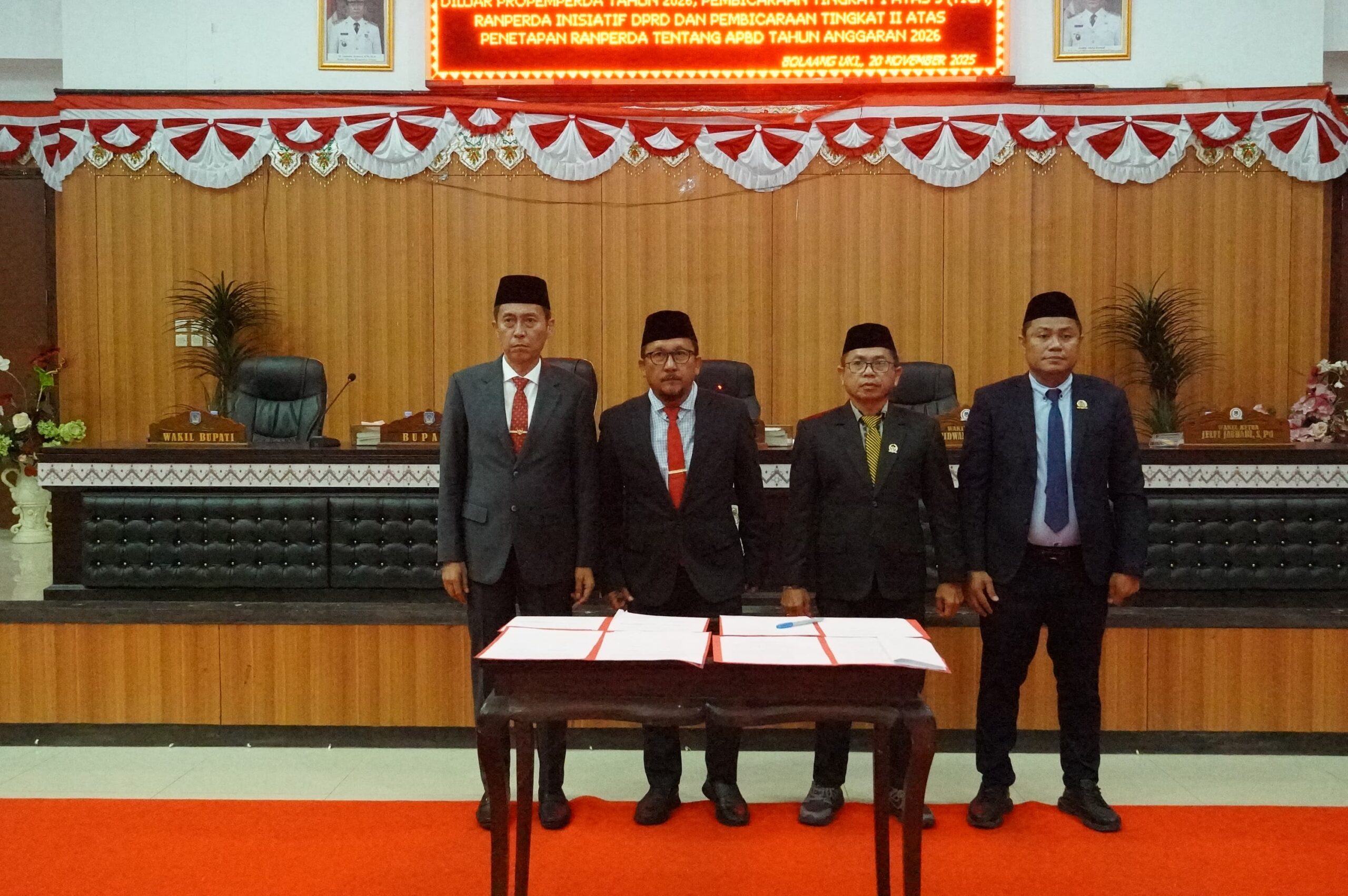 DPRD Bolsel kebut tiga ranperda strategis, Arifin: Kawal regulasi di tengah tekanan fiskal