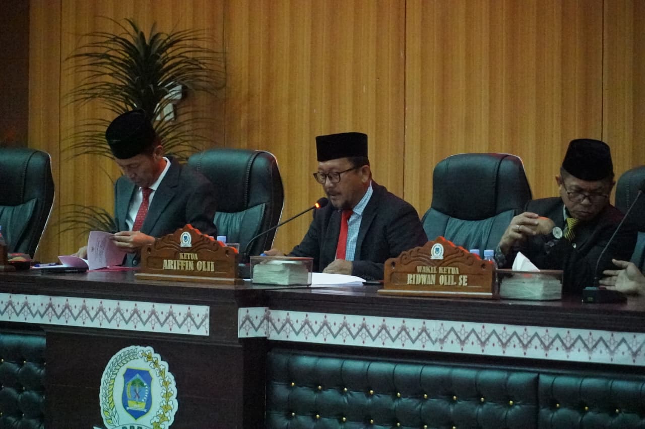 DPRD Bolsel kebut tiga ranperda strategis, Arifin: Kawal regulasi di tengah tekanan fiskal