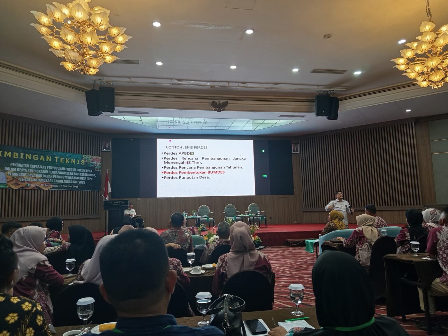 Pemkot Kotamobagu gelar Bimtek Penyusunan Produk Hukum Desa