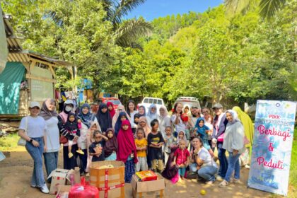 Srikandi PLN UP3 Tolitoli salurkan donasi untuk anak-anak Yayasan Ihsanul Ummah Buntuna